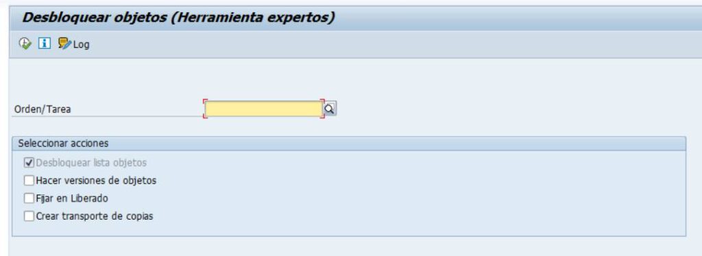 Abap Desbloquear Objetos En Ordenes De Transporte Desarrollo F Cil